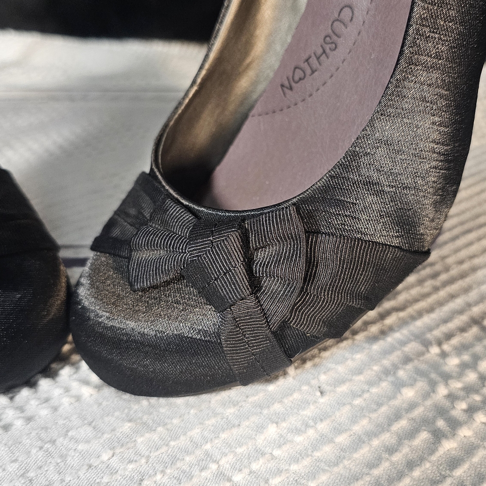 Black Jellypop Elva Dress Heel Size 9 Comfort Cushion Soles - Picture 9 of 10